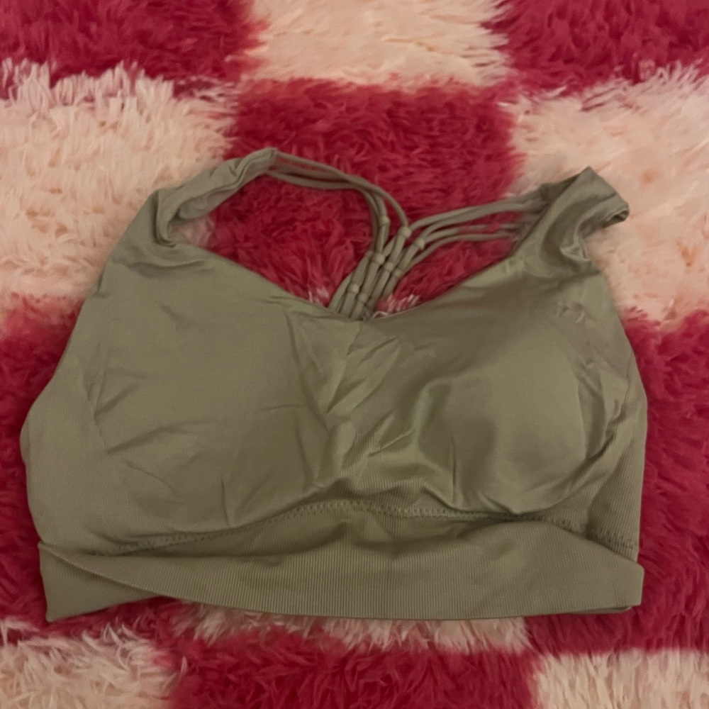 Women's Olive Green Strappy Bralette